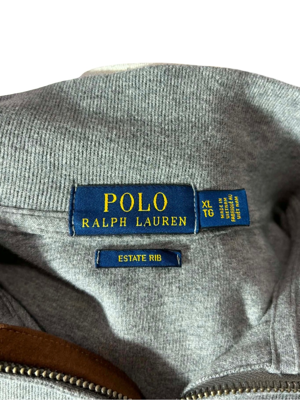Polo Ralph Lauren Double Knit Jaquard Half Zip Sweater - Picture 3 of 5